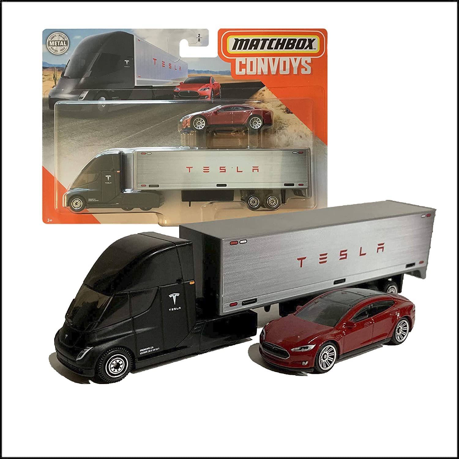 matchbox Convoys Tesla Semi Trailer 模 